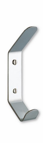 Hat & coat hook polished stainless steel 