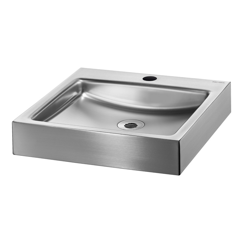 UNITO basin, tap hole 304 satin stainless 