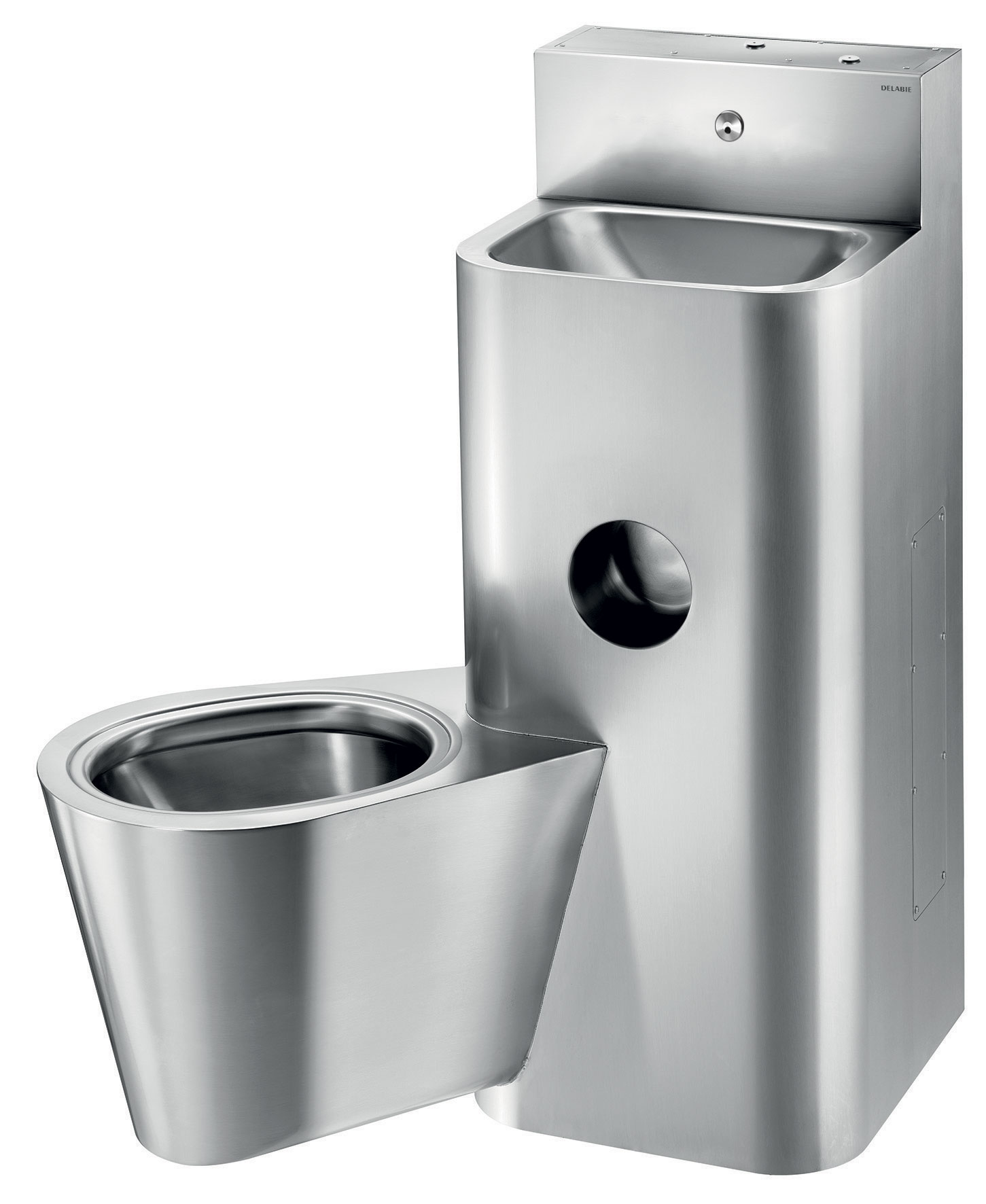 Delabie COMBI KOMPACT WC + wash basin, wall mounted, with cistern