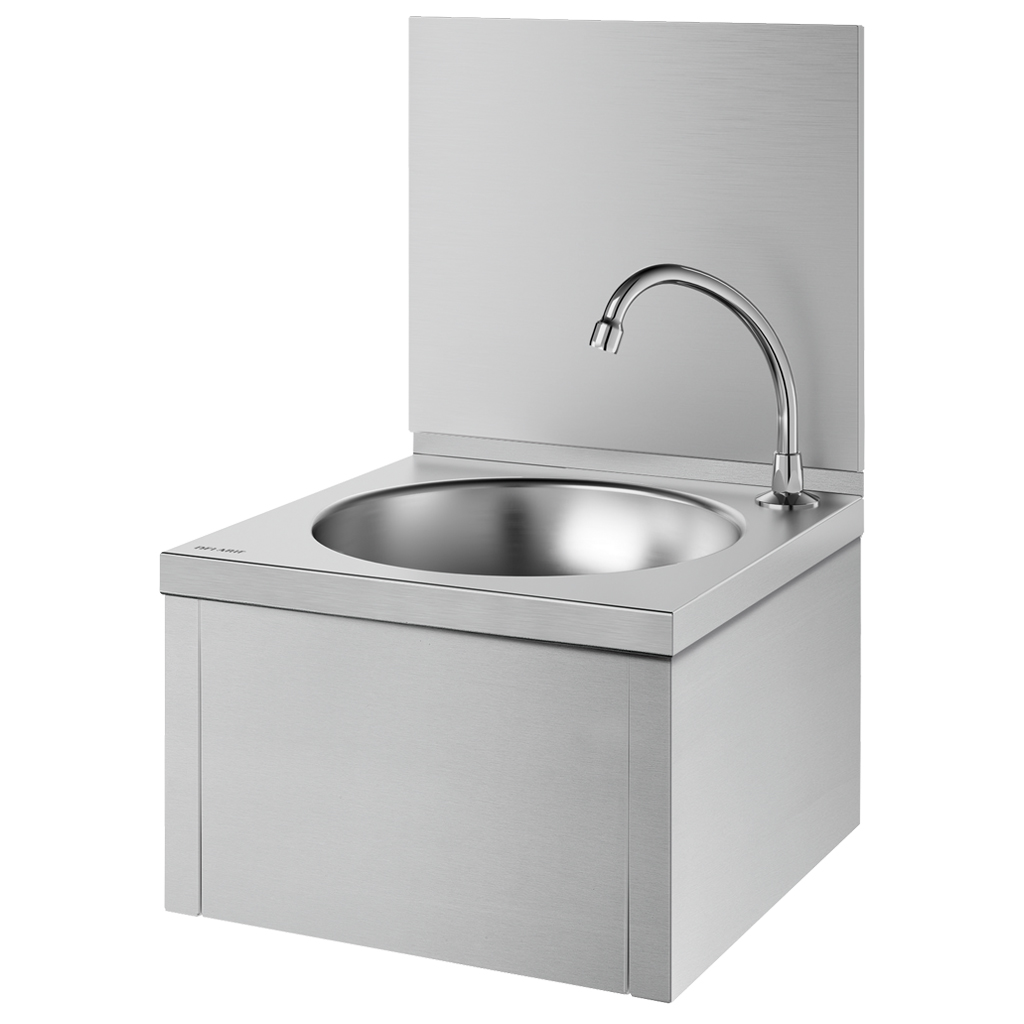 Delabie Wall-mounted SXS mechanical hand washbasin