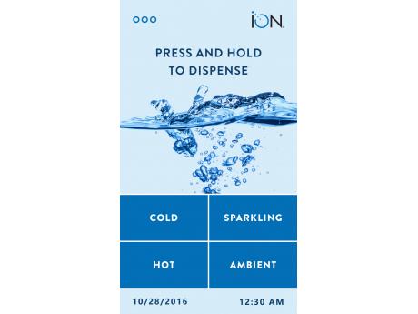 ION M watercooler cold, sparkling and ambient water