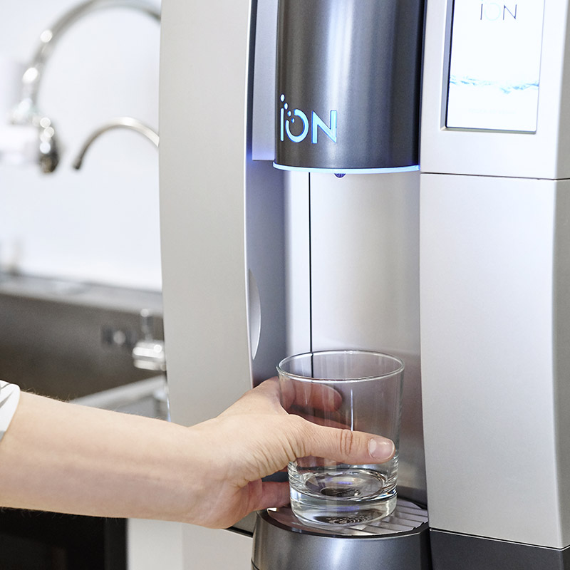 ION M watercooler cold, sparkling and ambient water