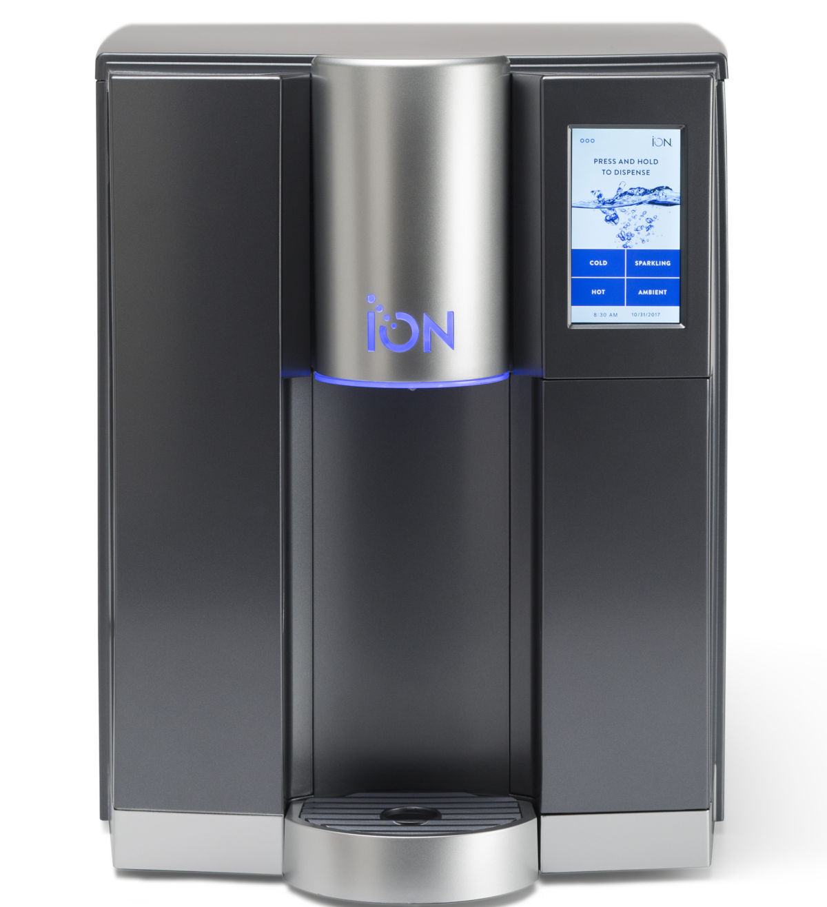 ION M watercooler cold, sparkling, hot and ambient water, charcoal