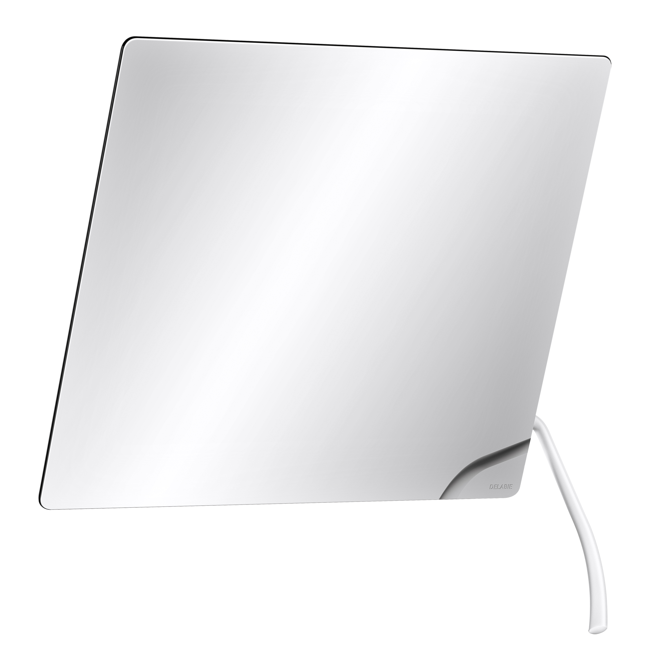 Adjustable mirror 600 x 500mm with white nylon handle