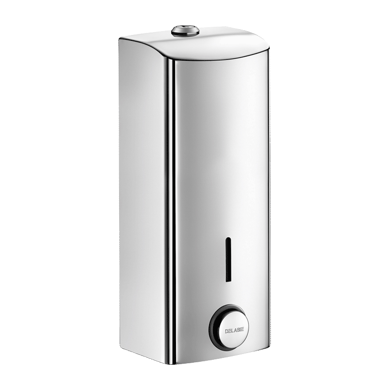 Liquid soap dispenser 1L polished 304 stainless steel