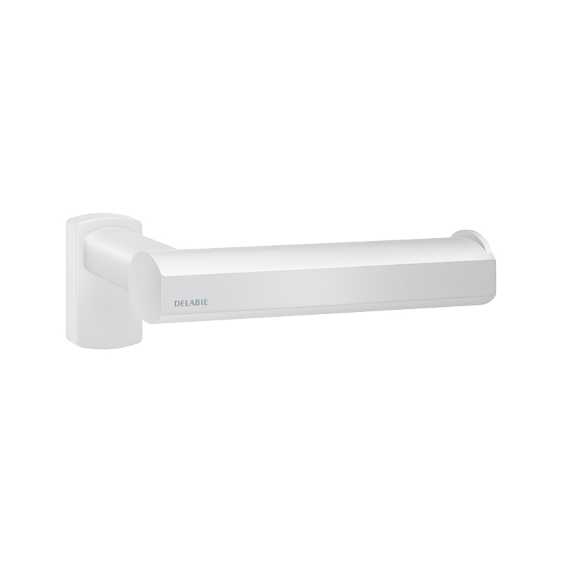 Wall-mtd toilet roll holder for Be-Line bar matte white