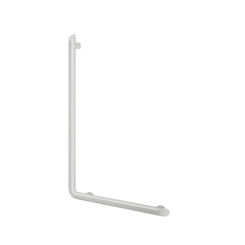 Be-Line L-shaped grab bar Ø35 H.750 white aluminium