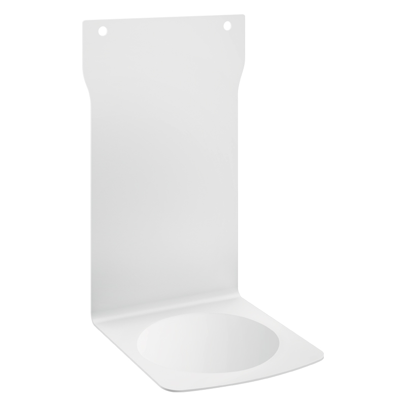 Delabie Drip tray for soap or hydroalcoholic gel dispenser white coated 304 stainless steel