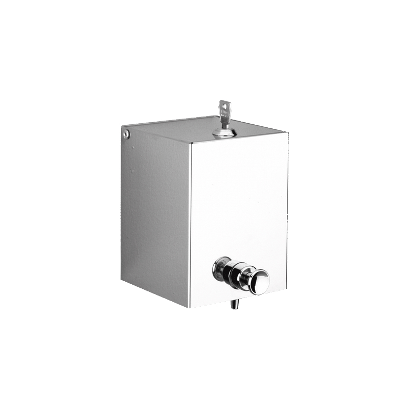 Liquid soap dispenser 0.5L polished stainless s steel