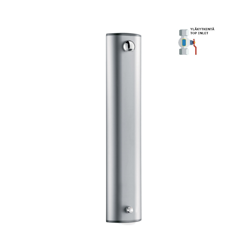 TEMPOSOFT aluminium shower panel top inlet valve ~30sec