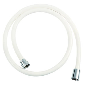 AQVA BIDE, Shower hose, 120 cm, white